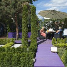 Moscow Flower Show 2013 - сад "Лабиринт мечты", у нас в гостях Ирина Савватеева Moscow Flower Show 2013 - сад "Лабиринт мечты", Ирина Савватеева