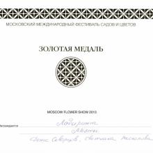 Moscow Flower Show 2013 - сад "Лабиринт мечты" Золотая медаль выставки! Moscow Flower Show 2013 - сад "Лабиринт мечты" награда Золотая медаль