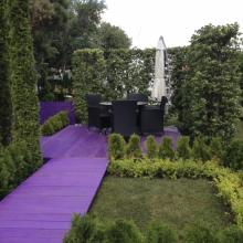 Moscow Flower Show 2013 - сад "Лабиринт мечты", деккинг Moscow Flower Show 2013 - сад "Лабиринт мечты", уникальный цвет декинга