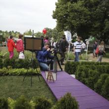 Moscow Flower Show 2013 - сад "Лабиринт мечты", телевизионные съемки