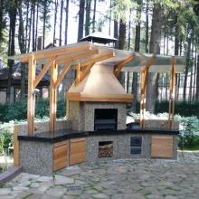 Уличная печь, барбекю Уличная печь, барбекю. Благоустройство сада